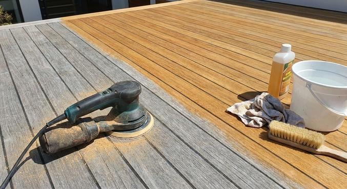 renover terrasse teck grisee methode pro