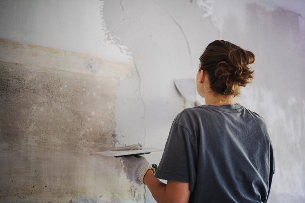 retirer toile verre reenduire mur ancien