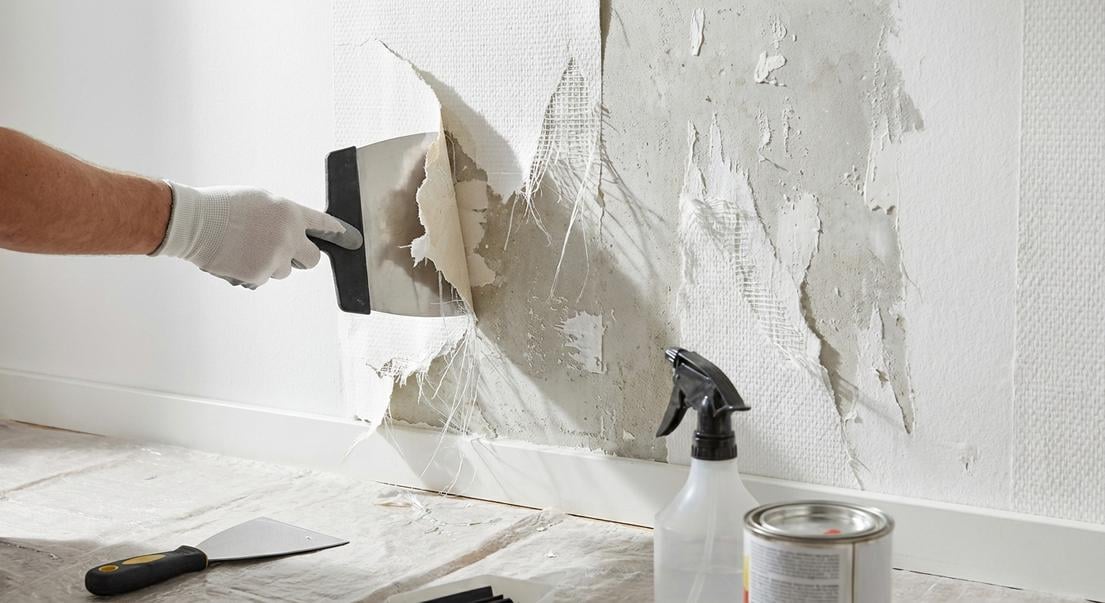 retirer toile verre reenduire mur ancien