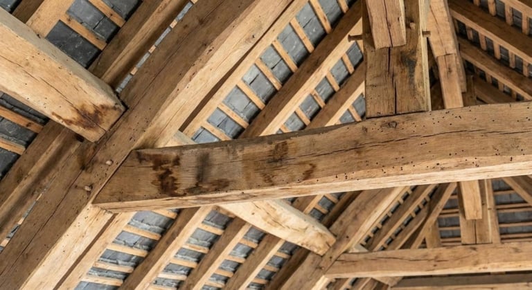 chien assis ardoises signes renovation toiture