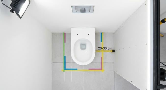 dimensions toilettes confortables renovation