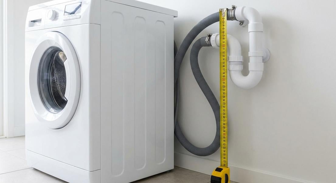evacuation haute installer machine laver