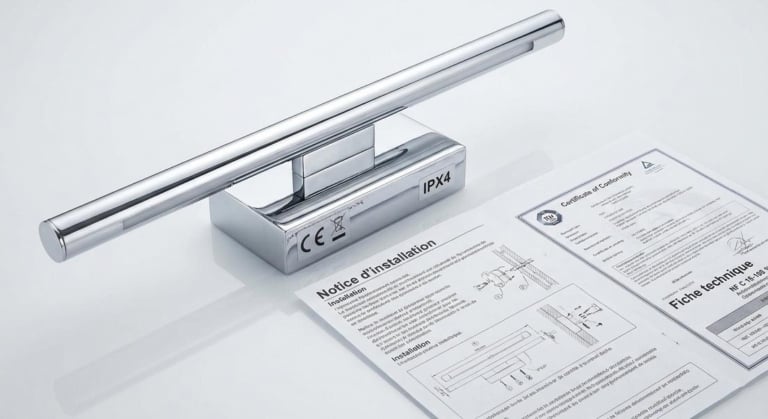Installer une applique de salle de bain en toute sécurité : normes et puissance à respecter
