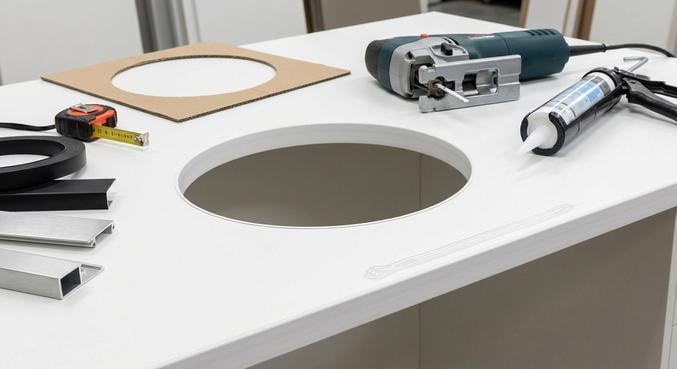plan travail cuisine salle bain humidite