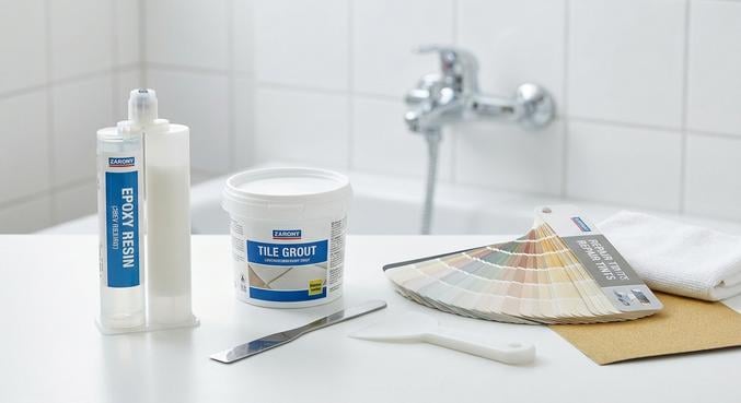reboucher trous carrelage mural