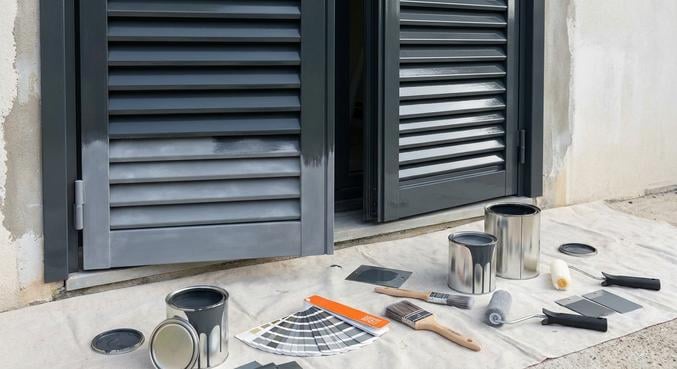 renover volets metalliques rouilles methode durable