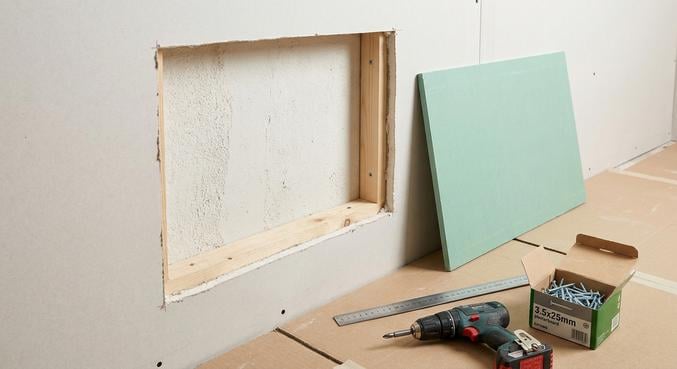 reparer mur placo depose carrelage