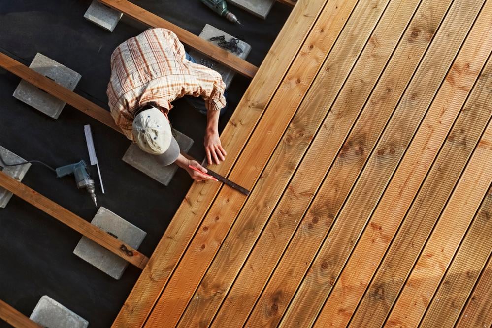 terrasse pilotis structure fondations bois