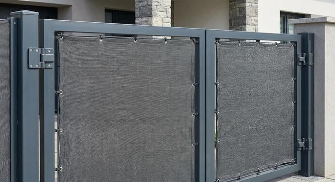 brise vue portail battant solutions affaissement