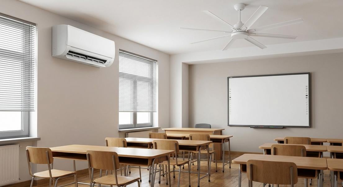 climatisation ecoles contraintes techniques couts alternatives