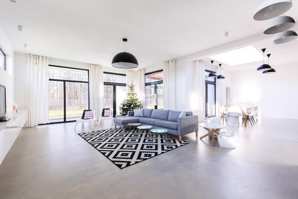 hauteur plafond 220m piece vie confortable