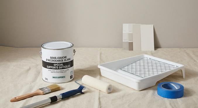 recouvrir peinture ardoise preparation murs