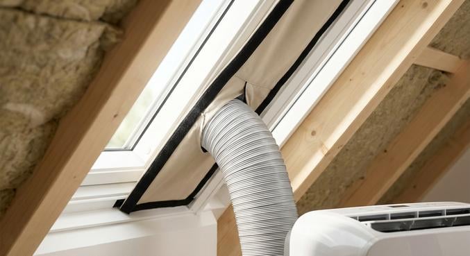climatisation portable evacuation velux