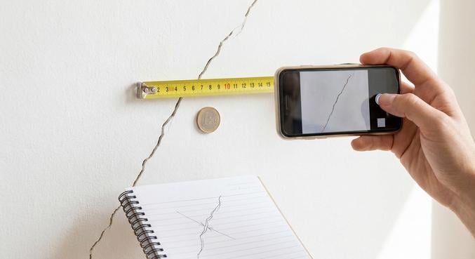 fissures mur plafond evaluer gravite reparer