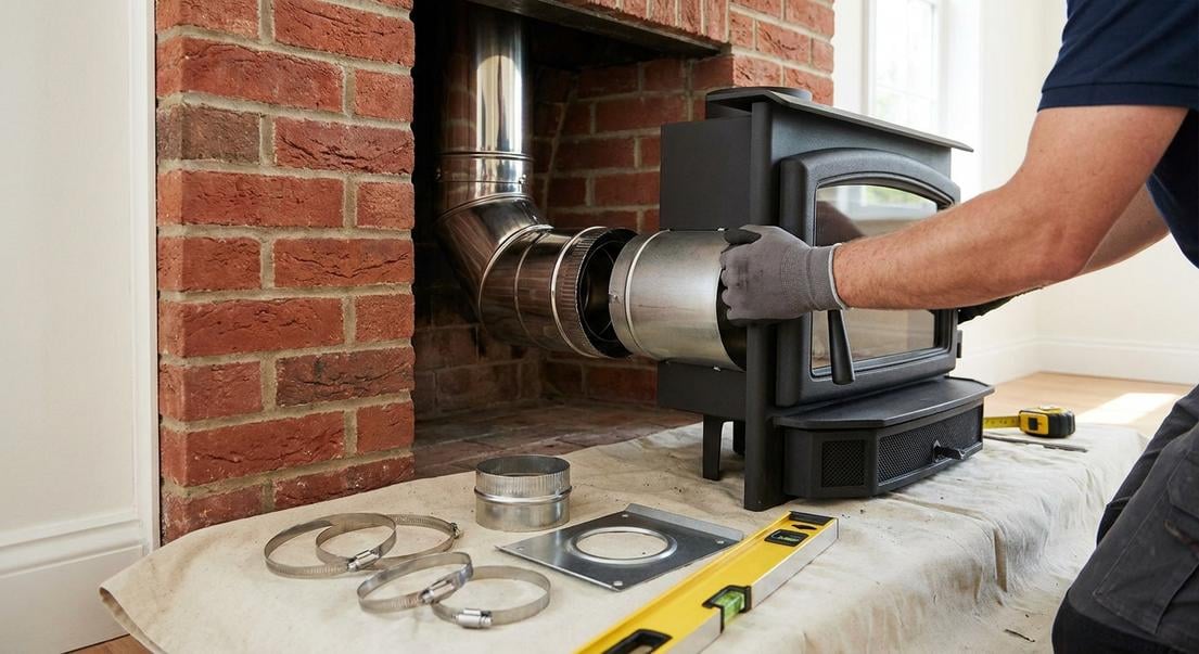 installer insert mettre cheminee normes