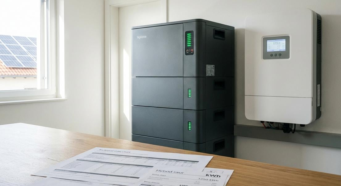 panneaux solaires batterie dimensionner installation