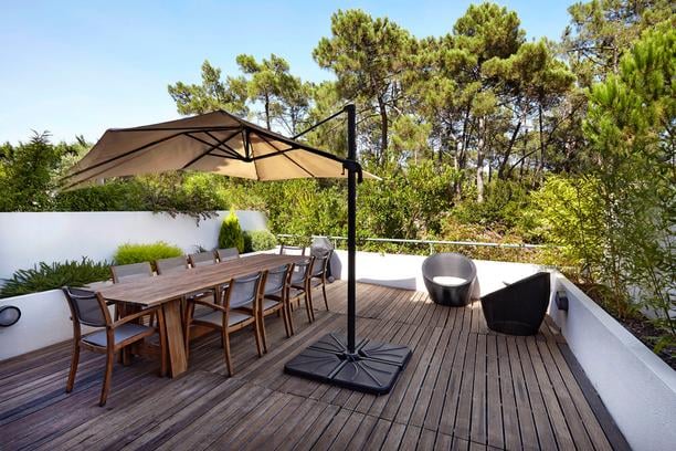 parasol deporte grande terrasse exposee sud