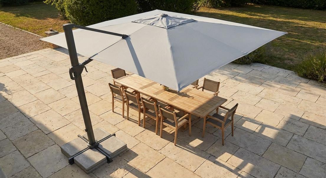 parasol deporte grande terrasse exposee sud