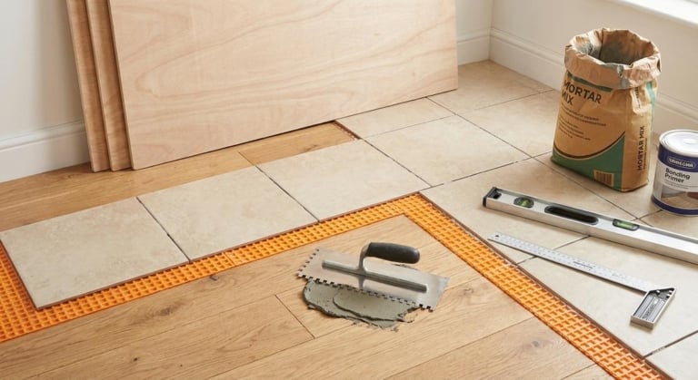 poser carrelage ancien plancher bois