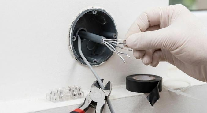 supprimer ancienne prise telephonique securite