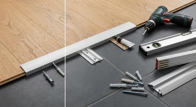 barre seuil parquet carrelage