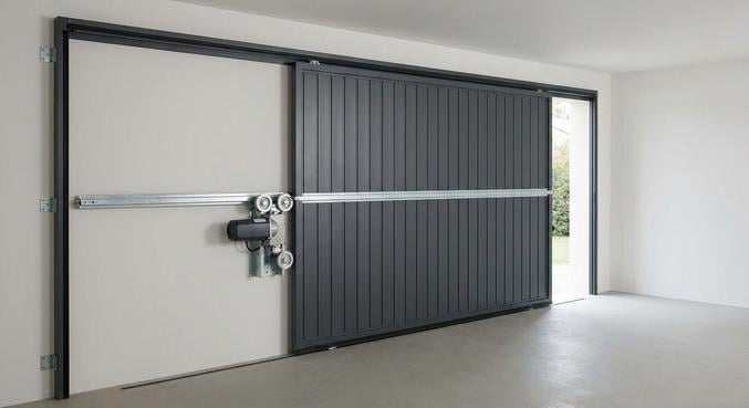 choisir porte garage coulissante motorisee