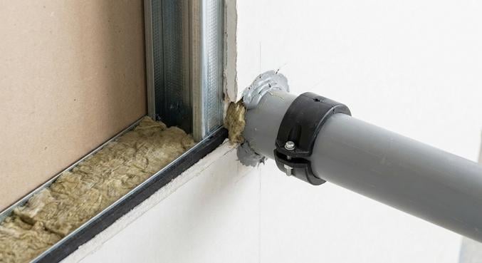 cloison insonoriser toilettes salon