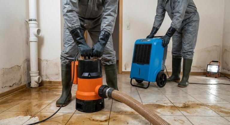 degat eaux usees appartement securiser nettoyer renover