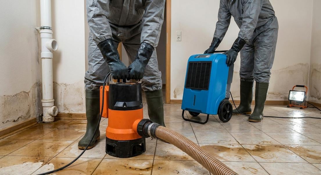 degat eaux usees appartement securiser nettoyer renover