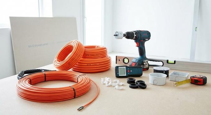 passer gaine electrique cloison placo