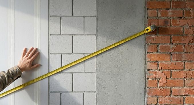 percer mur reconnaitre beton brique platre cloison creuse