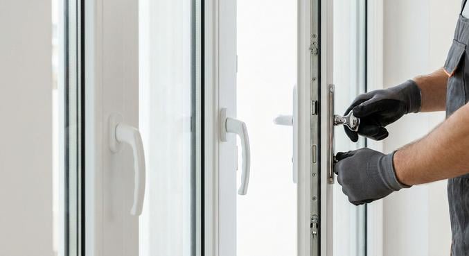 porte fenetre bloquee mecanisme ouverture ouvrant secondaire