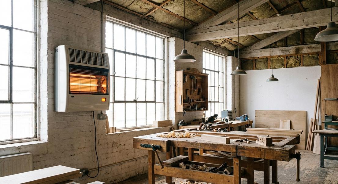 chauffage petit atelier peu isole
