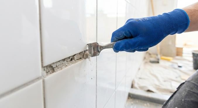 joint carrelage poreux douche reparer