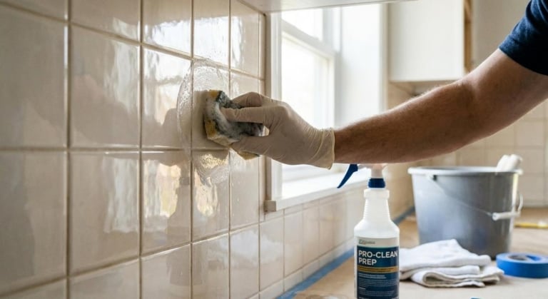 peindre carrelage cuisine preparation peinture durabilite
