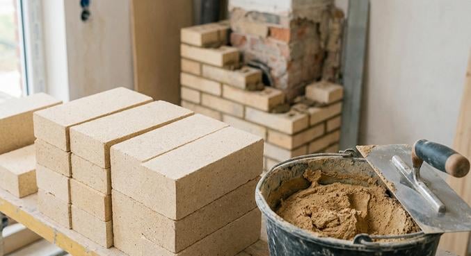 remplacer briques fissurees cheminee renovation