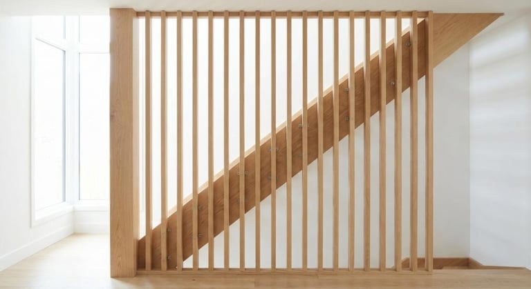 remplacer garde corps claustra poteau escalier