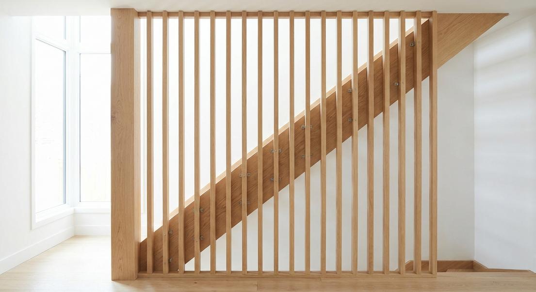 remplacer garde corps claustra poteau escalier
