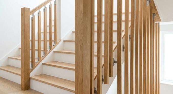 remplacer garde corps claustra poteau escalier