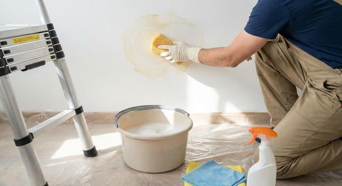 retouche peinture plafond eviter traces raccord