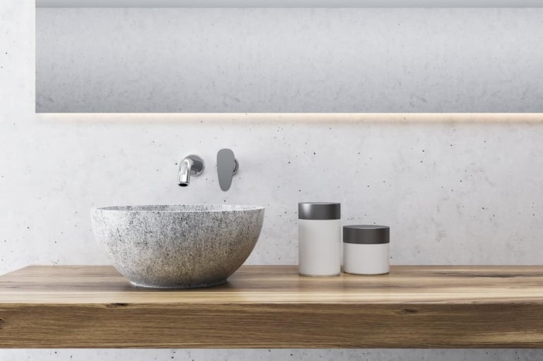 vasque beton materiau mineral resistance entretien