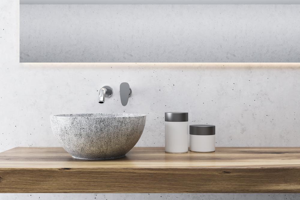 vasque beton materiau mineral resistance entretien