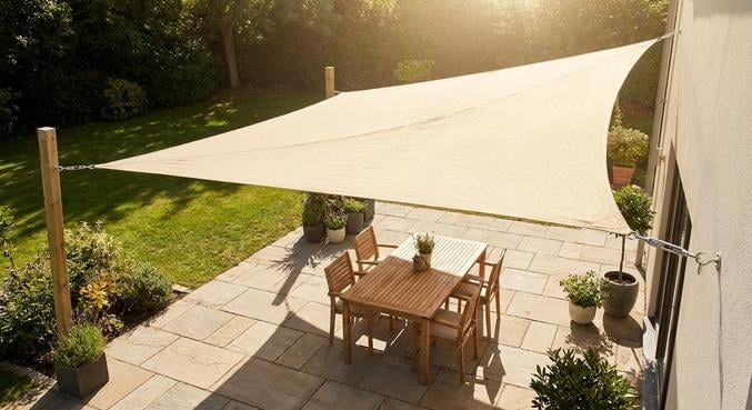 voile ombrage solution limiter chaleur terrasse