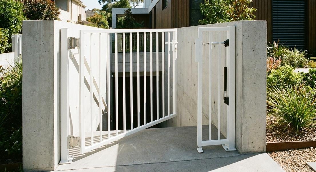 installer portillon haut escalier