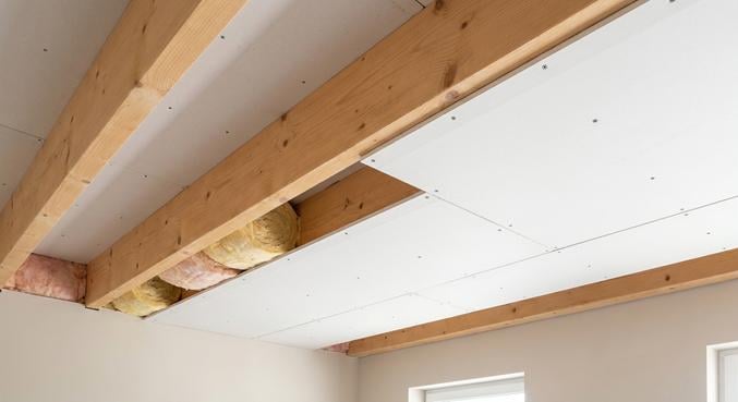 isolation phonique plafond solives