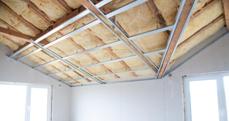 isolation phonique plafond solives
